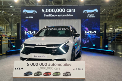 Kia Slovakia vyrobila pět milionů aut