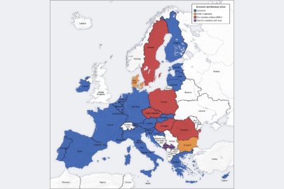 Členství zemí v eurozóně