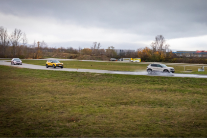 AutoBest - závěrečný test na zkušebním polygonu ÖAMTC v Teesdorfu