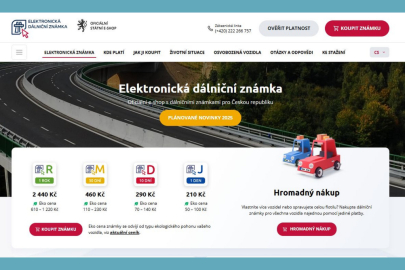 Dálniční známky 2025 web