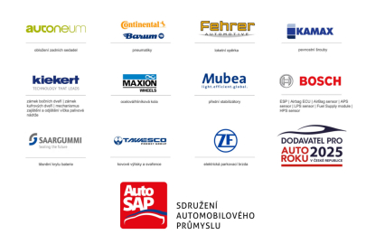 Dodavatelé pro Auto roku 2025 v České republice