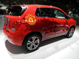 Chevrolet Trax v barvách Manchesteru United